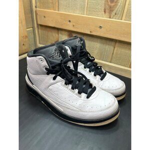 Nike Air Jordan Retro 2 II Wing It White/Black/Gray Shoes 6.5Y Youth Basketball